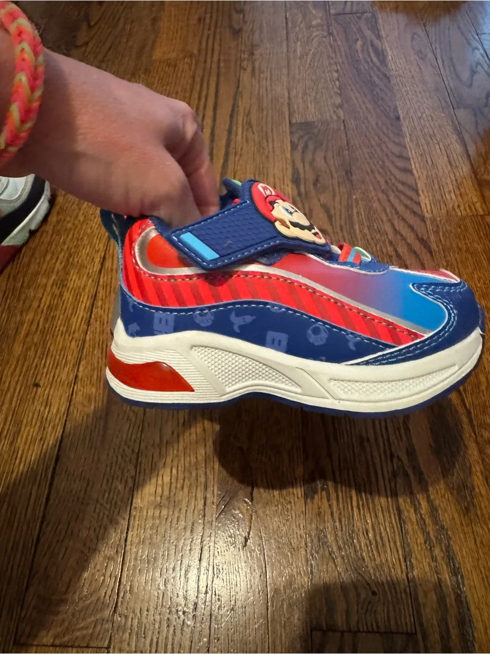 Nintendo Kids Mario & Luigi Light-Up Sneakers - Blue, Red, Green